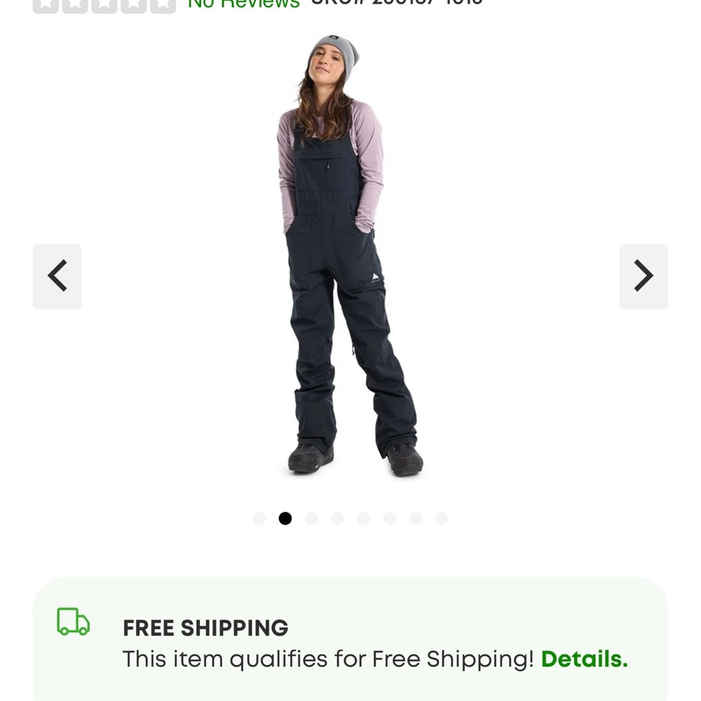Burton Avalon women’s bibs gore Tex xl NEW WITH TAG